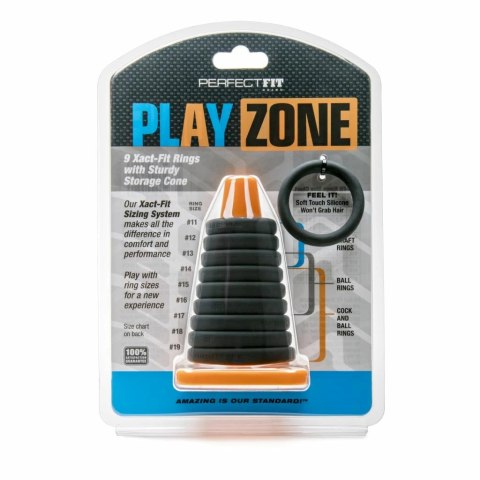Pierścienie na penisa - Perfect Fit Play Zone Kit Perfect Fit Pierścienie na penisa - Perfect Fit Play Zone Kit Perfect Fit