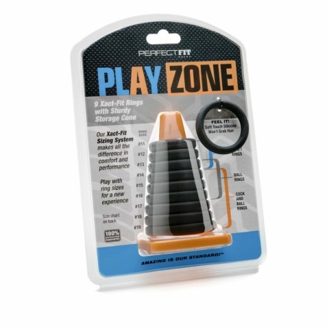 Pierścienie na penisa - Perfect Fit Play Zone Kit Perfect Fit Pierścienie na penisa - Perfect Fit Play Zone Kit Perfect Fit