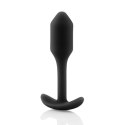 Plug analny - B-Vibe Snug Plug 1 Black B-Vibe