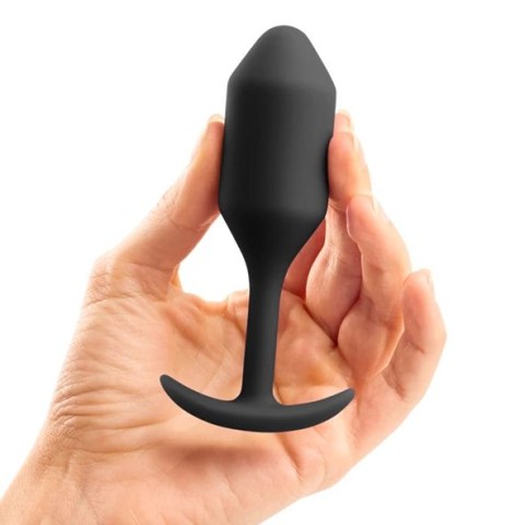Plug analny - B-Vibe Snug Plug 2 Black B-Vibe Plug analny - B-Vibe Snug Plug 2 Black B-Vibe