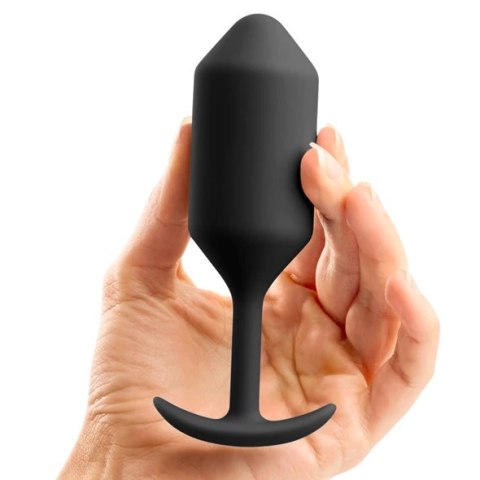 Plug analny - B-Vibe Snug Plug 3 Black B-Vibe Plug analny - B-Vibe Snug Plug 3 Black B-Vibe