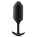 Plug analny - B-Vibe Snug Plug 3 Black B-Vibe