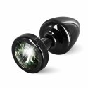 Plug analny - Diogol Anni Round Black & Black 25 mm Diogol