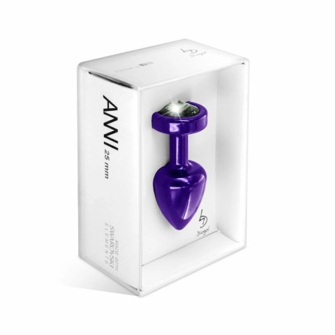 Plug analny - Diogol Anni Round Purple & Black 25 mm Diogol Plug analny - Diogol Anni Round Purple & Black 25 mm Diogol