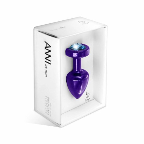 Plug analny - Diogol Anni Round Purple & Blue 25 mm Diogol Plug analny - Diogol Anni Round Purple & Blue 25 mm Diogol