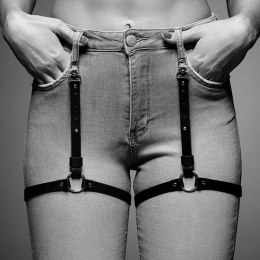 Podwiązki - Bijoux Indiscrets Maze Shorts Garter Black Bijoux Indiscrets