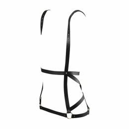 Sukienka z pasów - Bijoux Indiscrets Maze Arrow Dress Harness Black Bijoux Indiscrets