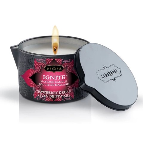 Świeca do masażu - Kama Sutra Ignite Strawberry Dreams 170g Kama Sutra Świeca do masażu - Kama Sutra Ignite Strawberry Dreams 170g Kama Sutra