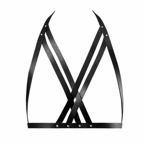 Uprząż na piersi - Bijoux Indiscrets Maze Halter Bra Harness Black Bijoux Indiscrets Uprząż na piersi - Bijoux Indiscrets Maze Halter Bra Harness Black Bijoux Indiscrets