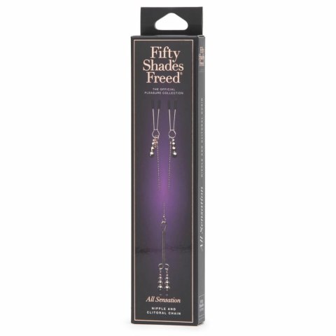 Zaciski na sutki i łechtaczkę - Fifty Shades of Grey Freed All Sensation Fifty Shades of Grey Zaciski na sutki i łechtaczkę - Fifty Shades of Grey Freed All Sensation Fifty Shades of Grey
