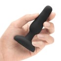 Zdalnie sterowany plug analny - B-Vibe Novice Plug Black B-Vibe