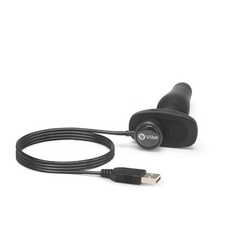 Zdalnie sterowany plug analny - B-Vibe Novice Plug Black B-Vibe Zdalnie sterowany plug analny - B-Vibe Novice Plug Black B-Vibe