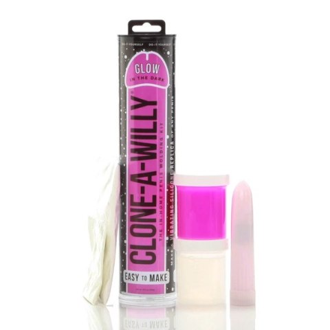 Zestaw do klonowania penisa fosforyzujący - Clone A Willy Kit Glow-in-the-Dark Pink Clone A Willy Zestaw do klonowania penisa fosforyzujący - Clone A Willy Kit Glow-in-the-Dark Pink Clone A Willy