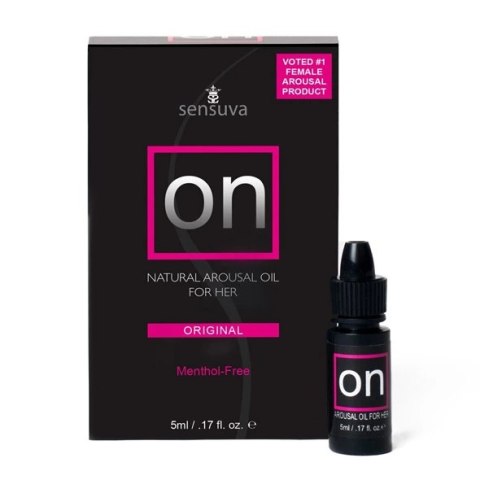 Olejek stymulujący (klasyczny) - Sensuva ON Arousal Oil Original 5 ml Sensuva Olejek stymulujący (klasyczny) - Sensuva ON Arousal Oil Original 5 ml Sensuva