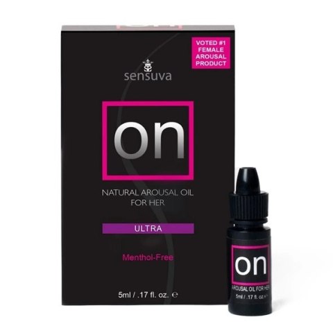 Olejek stymulujący (najmocniejszy) - Sensuva ON Arousal Oil Ultra 5 ml Sensuva