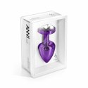 Plug analny - Diogol Anni Round Purple 30 mm Diogol
