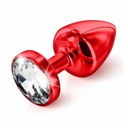 Plug analny - Diogol Anni Round Red 25 mm Diogol