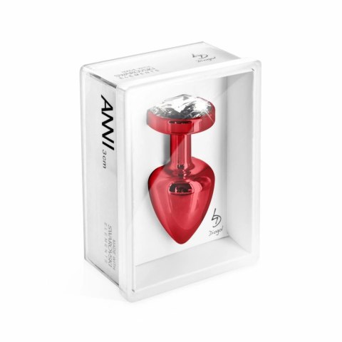 Plug analny - Diogol Anni Round Red 30 mm Diogol Plug analny - Diogol Anni Round Red 30 mm Diogol