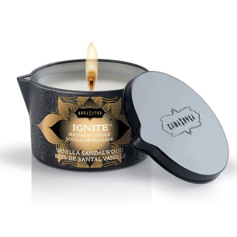 Świeca do masażu - Kama Sutra Ignite Vanilla Sandalwood 170g Kama Sutra Świeca do masażu - Kama Sutra Ignite Vanilla Sandalwood 170g Kama Sutra