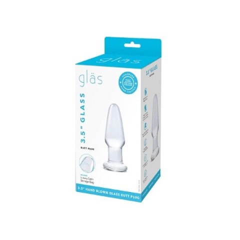 Szklany plug analny - Glas Butt Plug 8,9 cm Glas Szklany plug analny - Glas Butt Plug 8,9 cm Glas