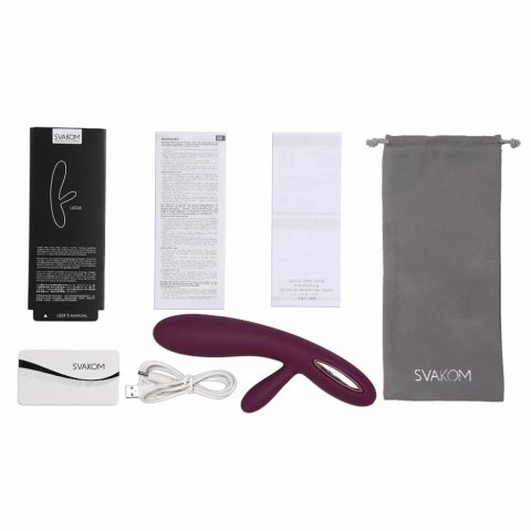 Wibrator - Svakom Lucas Long Lasting Vibrator Violet Svakom Wibrator - Svakom Lucas Long Lasting Vibrator Violet Svakom