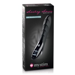 Wibrator z elektrostymulacją - Mystim Sizzling Simon eStim Black Mystim