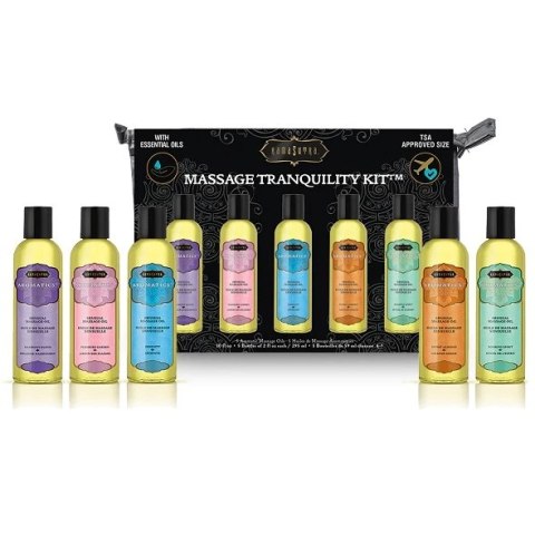 Zestaw olejków do masażu - Kama Sutra Massage Tranquility Kit Aromatics Kama Sutra