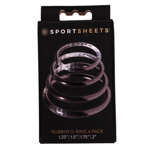Zestaw pierścieni - Sportsheets O-Rings Set 4 Assorted Sizes Sportsheets Zestaw pierścieni - Sportsheets O-Rings Set 4 Assorted Sizes Sportsheets
