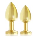 Zestaw plugów analnych - Rianne S Booty Plug Luxury Set 2x Gold Rianne S