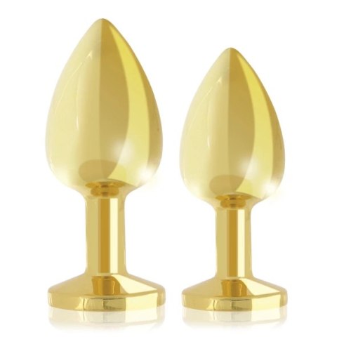 Zestaw plugów analnych - Rianne S Booty Plug Luxury Set 2x Gold Rianne S Zestaw plugów analnych - Rianne S Booty Plug Luxury Set 2x Gold Rianne S