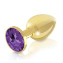 Zestaw plugów analnych - Rianne S Booty Plug Luxury Set 2x Gold Rianne S