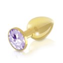 Zestaw plugów analnych - Rianne S Booty Plug Luxury Set 2x Gold Rianne S