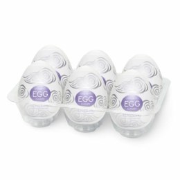 Zestaw sześciu masturbatorów - Tenga Egg Cloudy Tenga