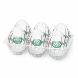 Zestaw sześciu masturbatorów - Tenga Egg Thunder Tenga