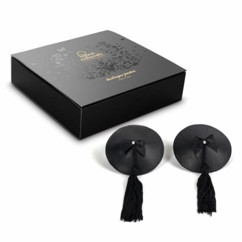 Nakładki na sutki - Bijoux Indiscrets Burlesque Pasties Black Bijoux Indiscrets Nakładki na sutki - Bijoux Indiscrets Burlesque Pasties Black Bijoux Indiscrets