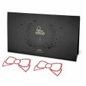 Nakładki na sutki - Bijoux Indiscrets Mimi Bow Red Kokarda Czerwona Bijoux Indiscrets