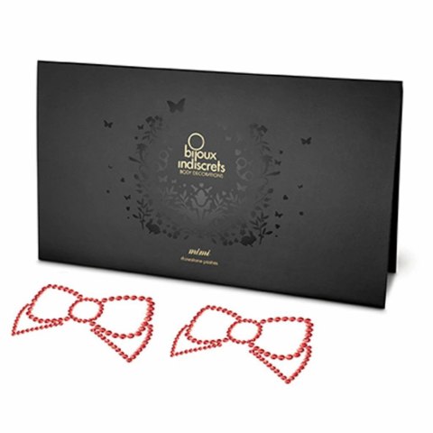 Nakładki na sutki - Bijoux Indiscrets Mimi Bow Red Kokarda Czerwona Bijoux Indiscrets Nakładki na sutki - Bijoux Indiscrets Mimi Bow Red Kokarda Czerwona Bijoux Indiscrets