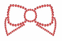 Nakładki na sutki - Bijoux Indiscrets Mimi Bow Red Kokarda Czerwona Bijoux Indiscrets
