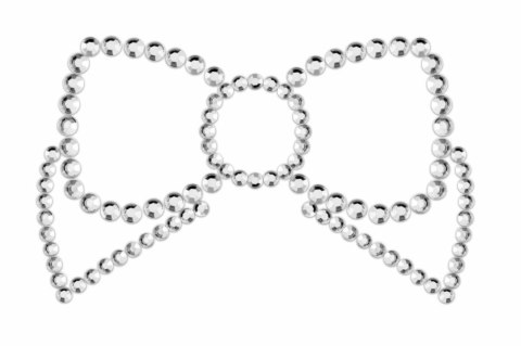 Nakładki na sutki - Bijoux Indiscrets Mimi Bow Silver Kokarda Srebrna Bijoux Indiscrets Nakładki na sutki - Bijoux Indiscrets Mimi Bow Silver Kokarda Srebrna Bijoux Indiscrets