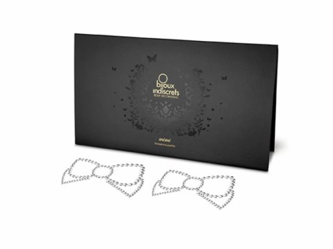 Nakładki na sutki - Bijoux Indiscrets Mimi Bow Silver Kokarda Srebrna Bijoux Indiscrets Nakładki na sutki - Bijoux Indiscrets Mimi Bow Silver Kokarda Srebrna Bijoux Indiscrets