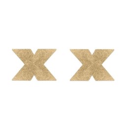 Naklejki na sutki - Bijoux Indiscrets Flash Cross Gold Bijoux Indiscrets