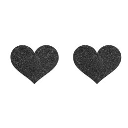 Naklejki na sutki - Bijoux Indiscrets Flash Heart Black Bijoux Indiscrets