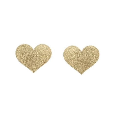 Naklejki na sutki - Bijoux Indiscrets Flash Heart Gold Bijoux Indiscrets