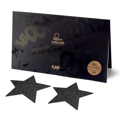 Naklejki na sutki - Bijoux Indiscrets Flash Star Black Bijoux Indiscrets Naklejki na sutki - Bijoux Indiscrets Flash Star Black Bijoux Indiscrets