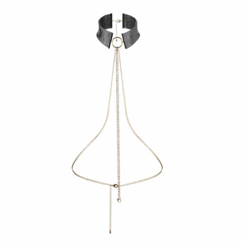 Obroża - Bijoux Indiscrets Desir Metallique Collar Black Bijoux Indiscrets Obroża - Bijoux Indiscrets Desir Metallique Collar Black Bijoux Indiscrets