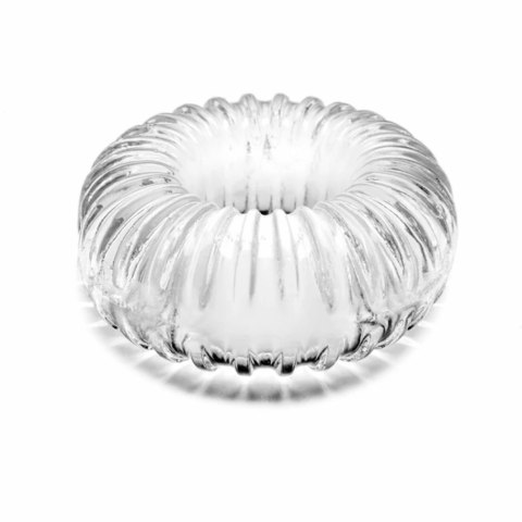 Pierścień erekcyjny - Perfect Fit Ribbed Ring Clear Perfect Fit