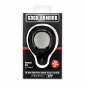 Pierścień na penisa - Perfect Fit Cock Armour Regular Black Czarny Perfect Fit