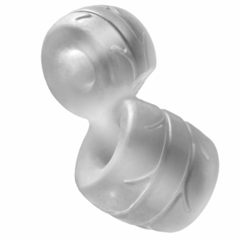 Pierścień na penisa i jądra - Perfect Fit SilaSkin Cock & Ball Clear Przezroczysty Perfect Fit