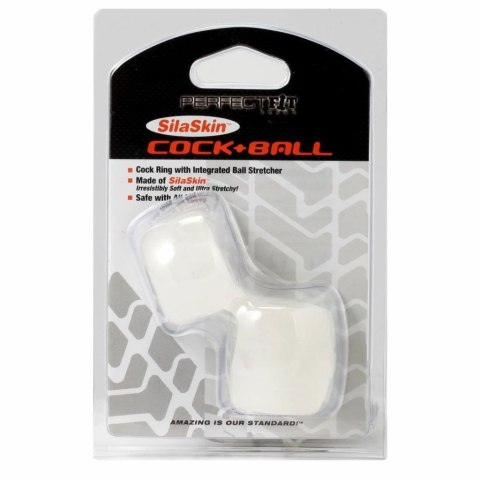 Pierścień na penisa i jądra - Perfect Fit SilaSkin Cock & Ball Clear Przezroczysty Perfect Fit Pierścień na penisa i jądra - Perfect Fit SilaSkin Cock & Ball Clear Przezroczysty Perfect Fit
