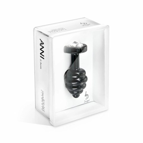 Plug analny - Diogol Ano Ribbed Black 25 mm Diogol Plug analny - Diogol Ano Ribbed Black 25 mm Diogol